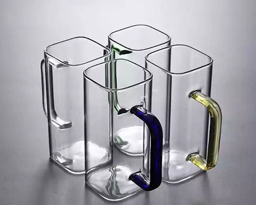 Square Glass Mugs