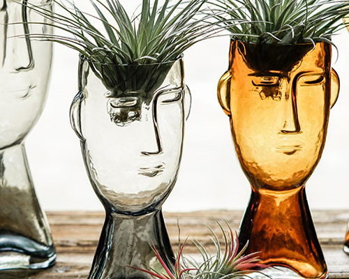 Abstract Glass Vases