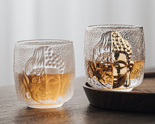 Creative Buddha Glass Cups