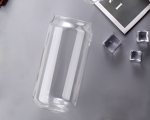 Glass Can Shaped Cup