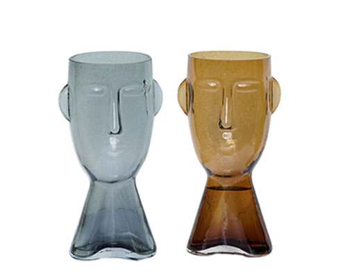 Glass Face Vases for Sale