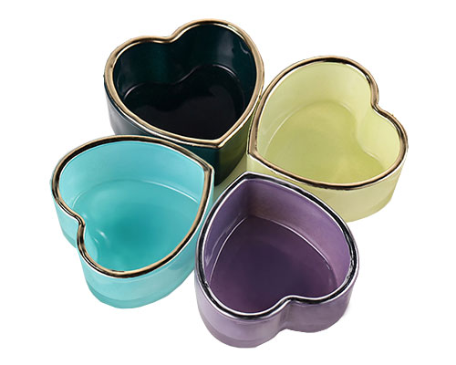 Heart Shaped Glass Candle Containers