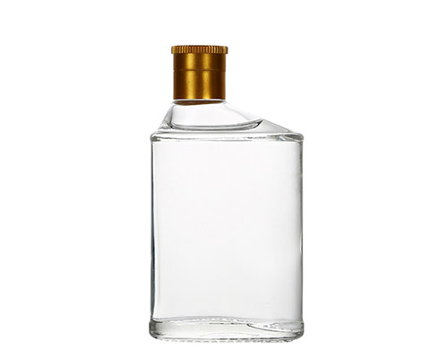 Square Empty Glass Bottle