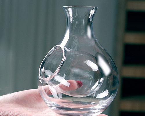 250ml Glass Wine Decanter With Ice Chamber
