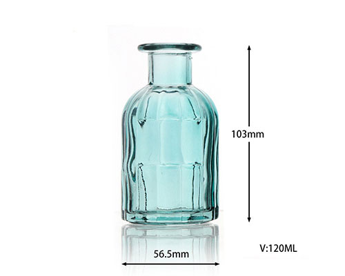 Blue Glass Diffuser Bottle