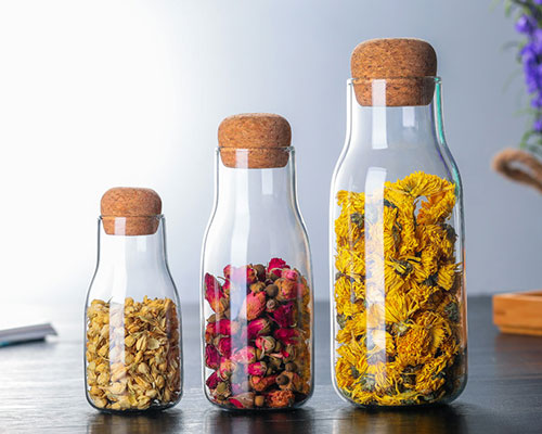 Glass Food Jars With Cork Lids