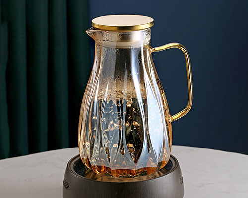 Glass Water Carafe With Lid