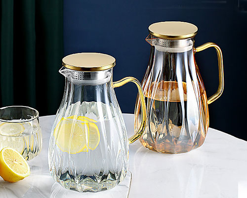Glass Water Jug With Spout
