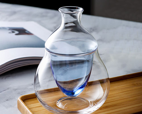 Glass Wine Pot with Ice Bucket