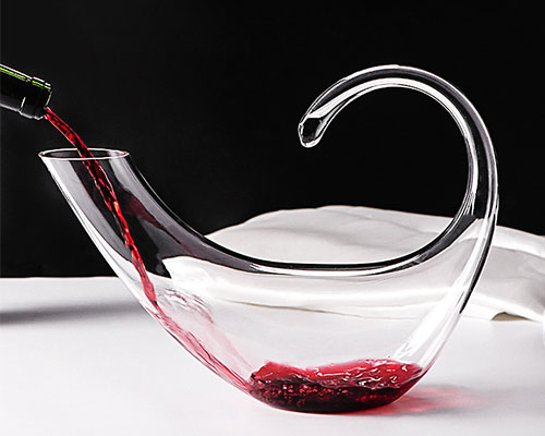 Hand Blown Glass Wine Decanter