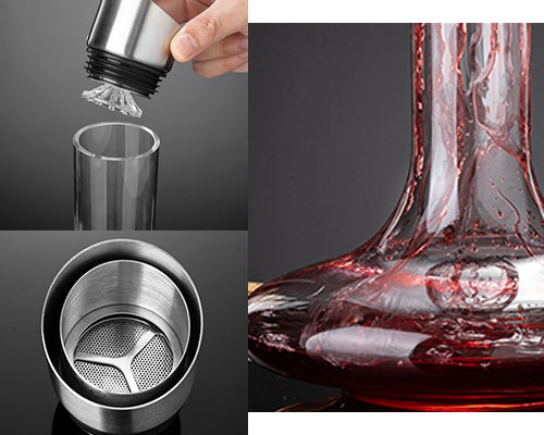 Modern Red Wine Glass Decanter