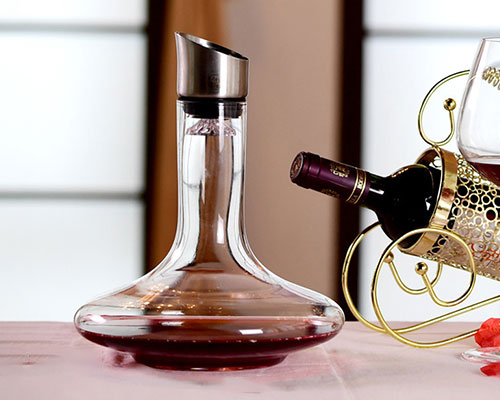Red Wine Decanter with Filter