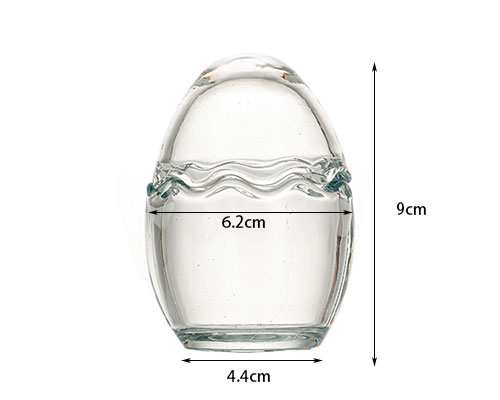 Clear Glass Egg Cup