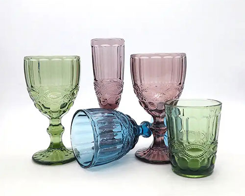 Colored Glass Cups