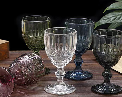 Colored Water Goblets Bulk