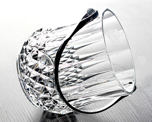 Crystal Champagne Bucket with Handle