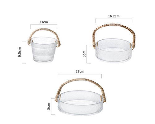 Crystal Ice Buckets With Handles