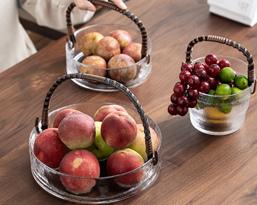 Glass Baskets for Fruits