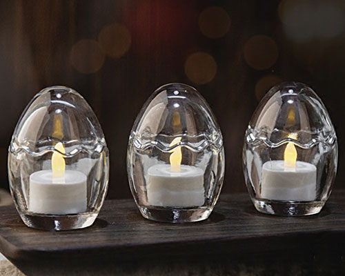 Glass Egg Cups for Candle Making