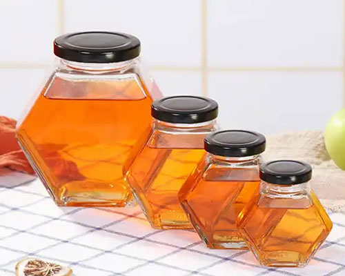 Hexagon Shape Honey Containers