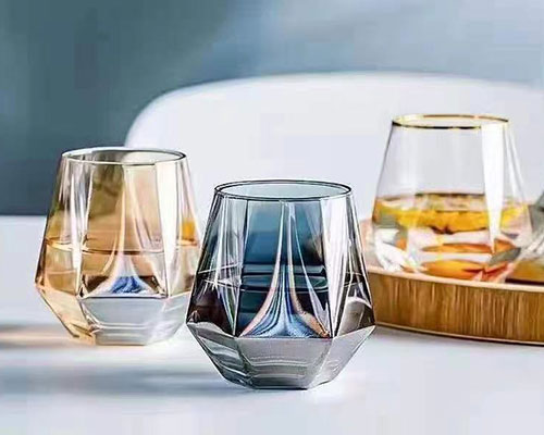 Hexagonal Wine Glass Cups