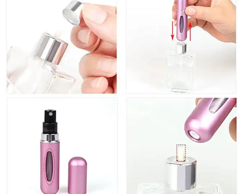 Mini Refillable Perfume Bottle Using
