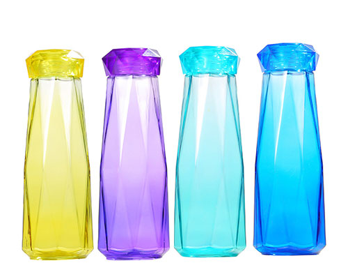 Wholesale Diamond Glass Water Bottles