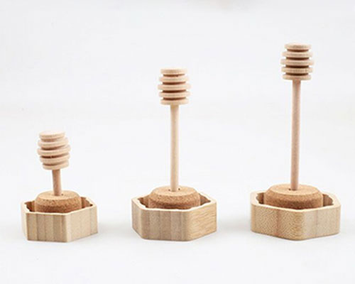Wooden Dippers for Honey Jar