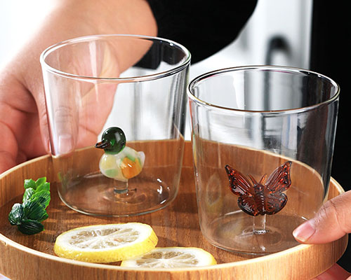 3D Animal Glass Cups
