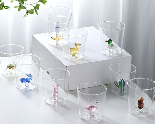 3D Drinking Glass Cups