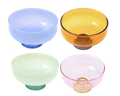 Colored Glass Bowls