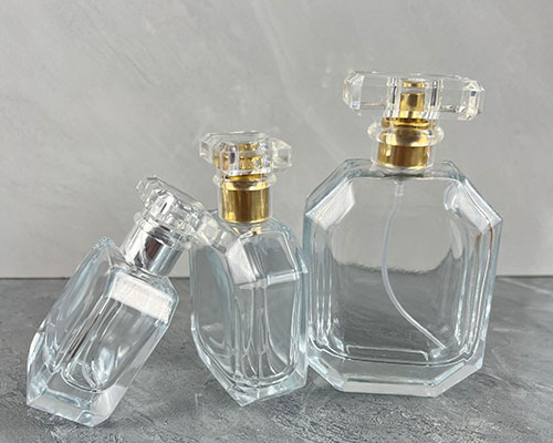 Hexagonal Perfume Glass Bottles