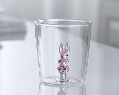 Transparent Three-dimensional Pattern Glass Cup