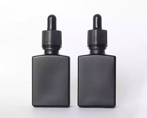Essential Oil Glass Square Bottles