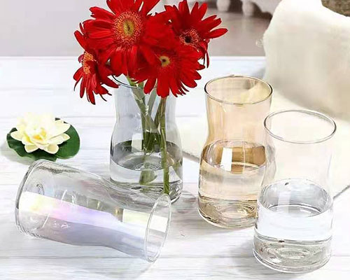 Home Decor Color Glass Vases