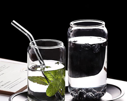 Clear Glass Drinking Cups