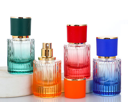 Colored Glass Perfume Bottles