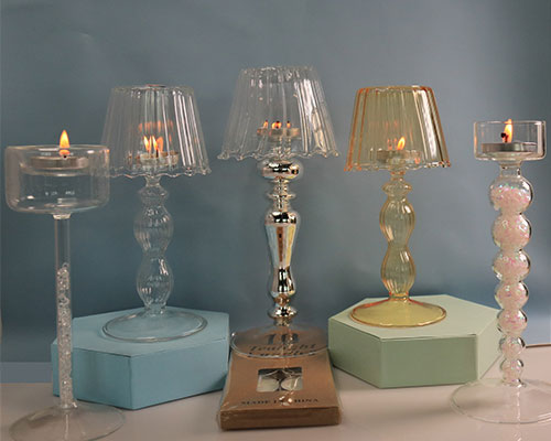 Hurricane Lamp Candle Holders