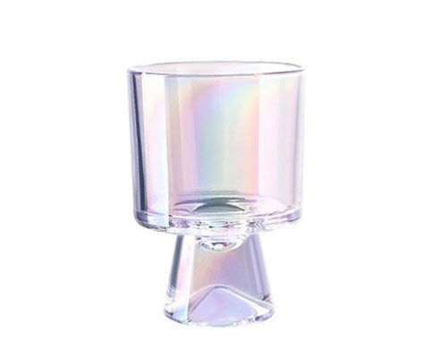 Ice Cream Color Glass Goblet