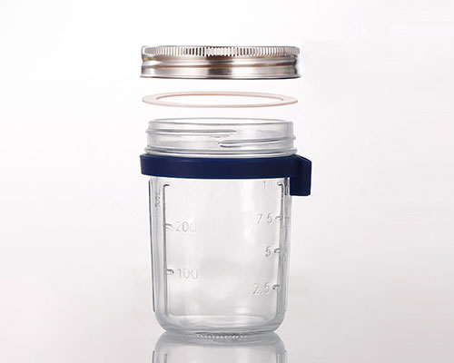 Mason Jar Glass Without Handle