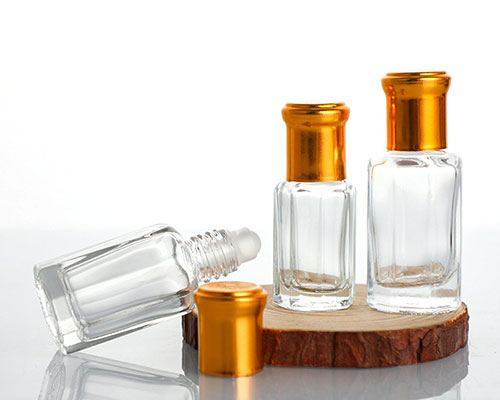 Clear Glass Essential Oil Roller Bottles