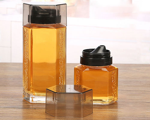Glass Honey Jars with Flip Tops