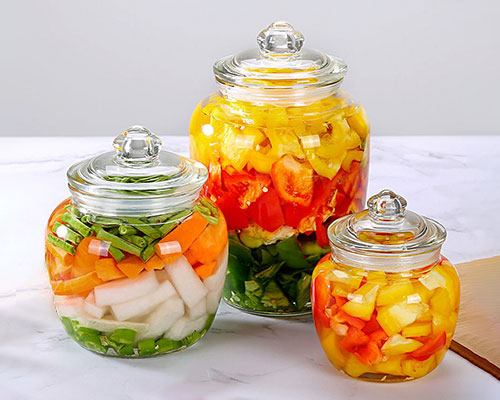 Glass Jar With Lid For Pickles
