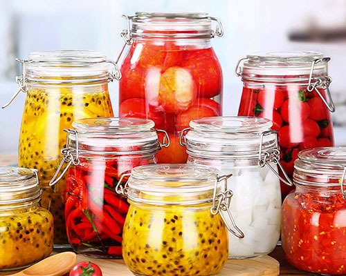 Glass Jars for Pickles Storage