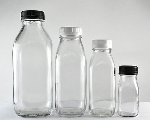 Glass Milk Bottle Sizes