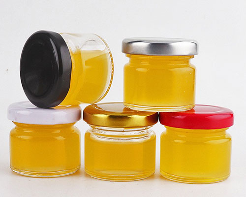 Small Honey Glass Jars