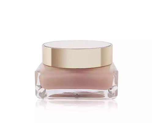 Square Glass Jar For Cream Cosmetic