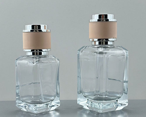 Clear Sqauare Perfume Bottles