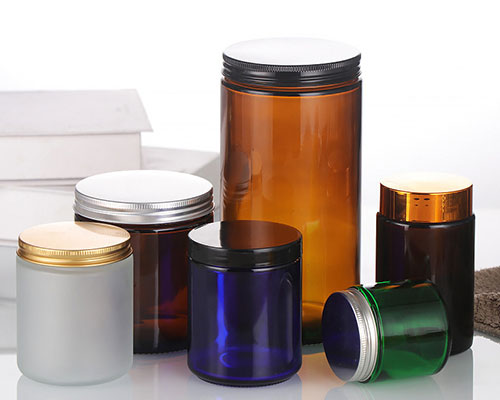 Colored Glass Jars For Candle Making