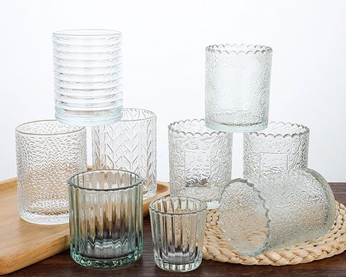 Glass Cylinder Candle Holders